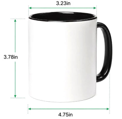 Cute Ghost Campfire Fall Ceramic Mug Orange Handle