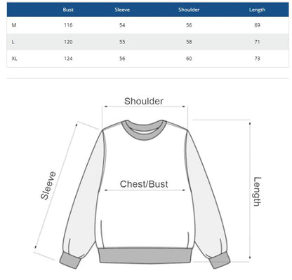 Distressed Lettered Sweater