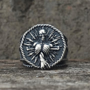 Skeleton Bones Sterling Silver Skull Ring