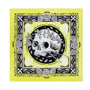 Skull Arrow Cotton Square Scarf