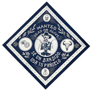 Skull Head Cotton Square Scarf