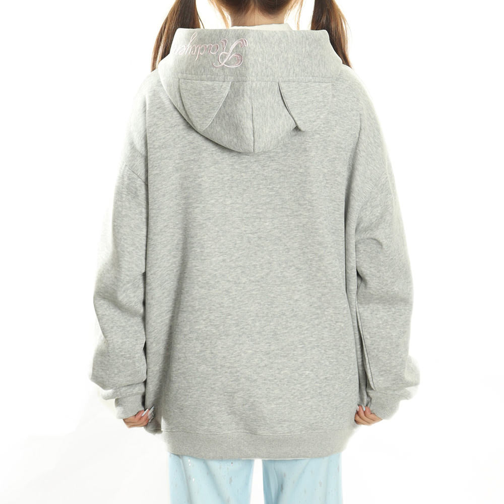 Snap Clip Oversized Hoodie
