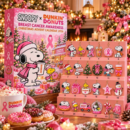 Snoopy x Dunkin Donuts Breast Cancer Advent Calendar