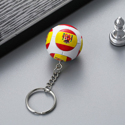 World Cup 2026 Football National Flag Keychains