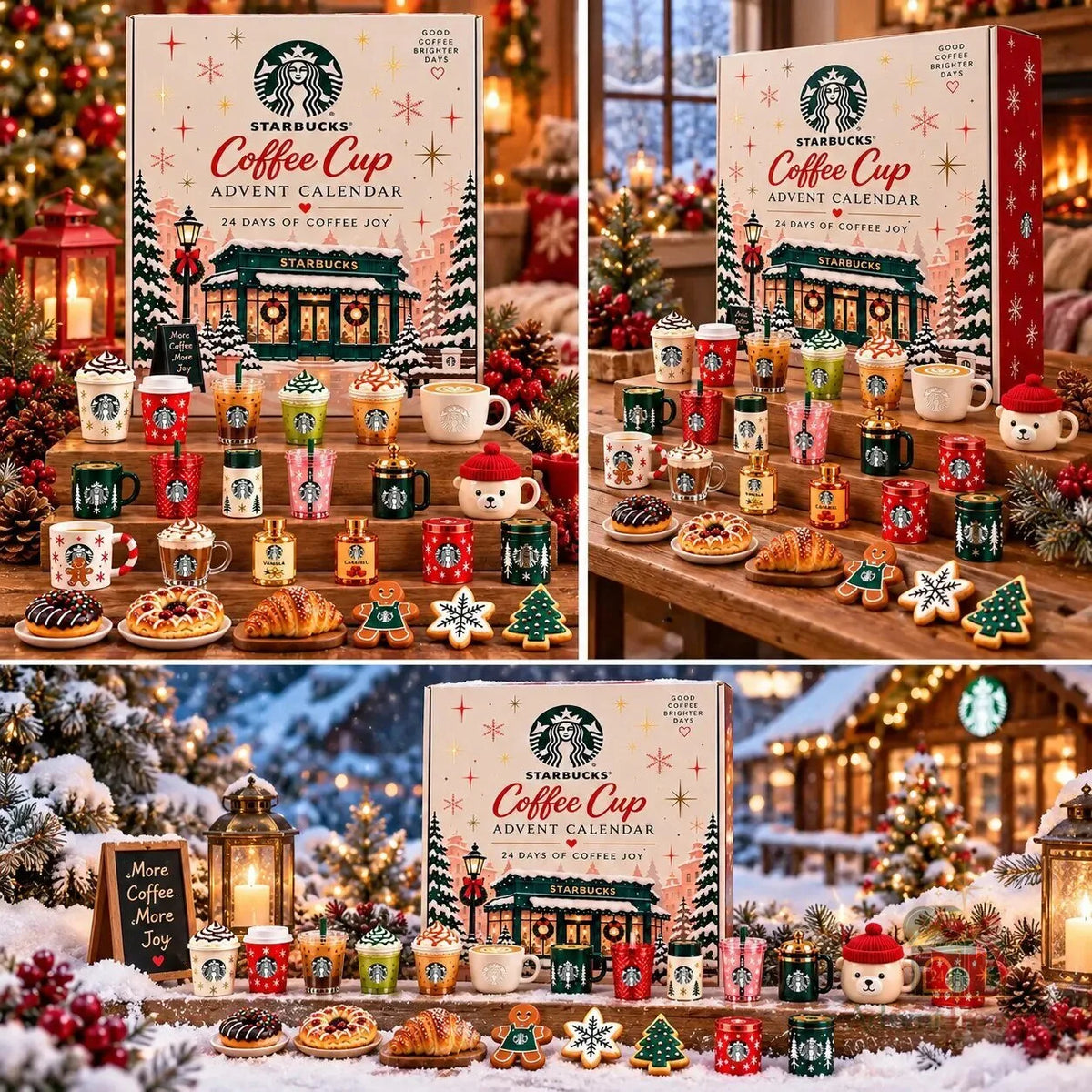 Starbucks Coffee Cup Advent Calendar 2026 Set