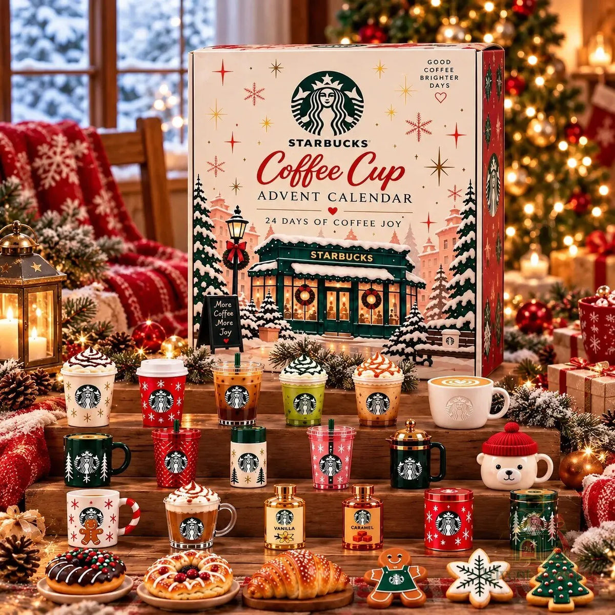 Starbucks Coffee Cup Advent Calendar 2026 Set
