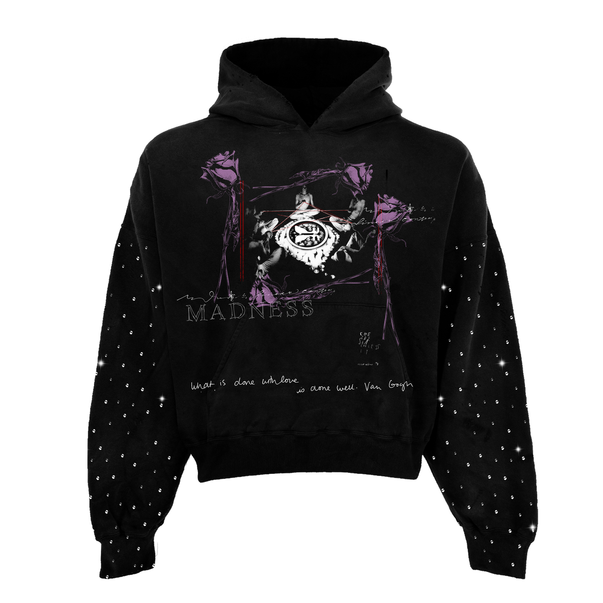 Beautiful Madness Rhinestone Hoodie