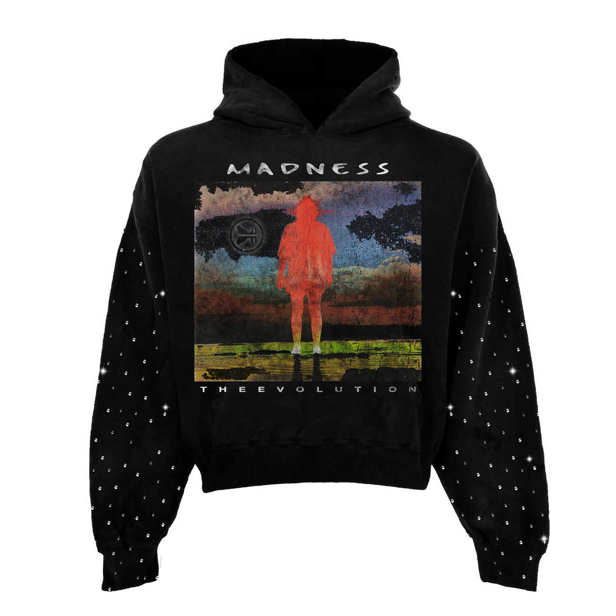 Mad Evolution Rhinestone Hoodie