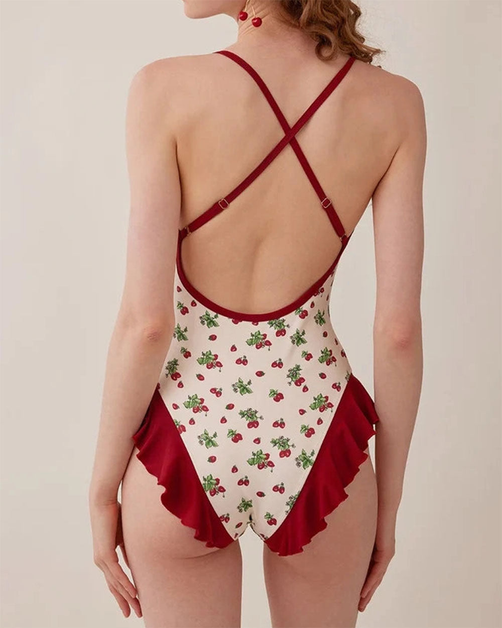 Strawberry Fields Ruffle One-Piece Swimsuit