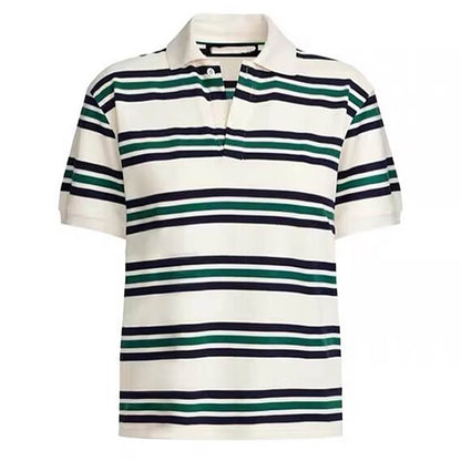 Drama Dealer Striped Polo Shirt