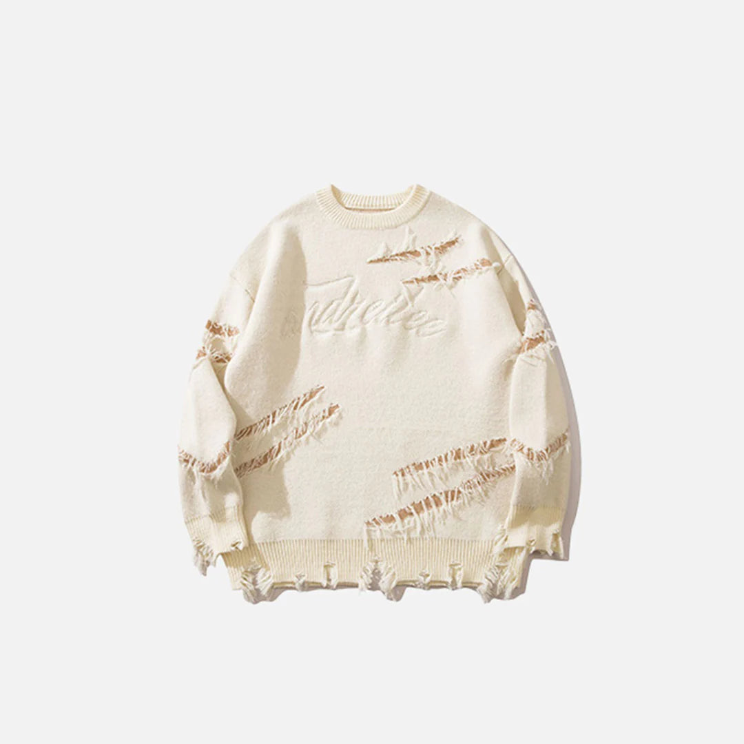 Ripped Artisan Sweater