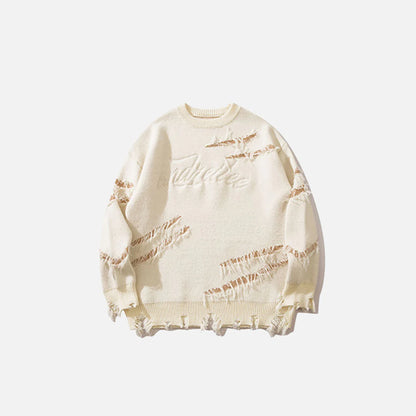 Ripped Artisan Sweater
