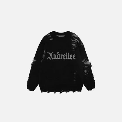 Torn Edge Sweater