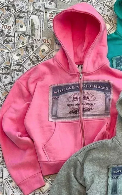 Trendy Brand Printed Hoodie