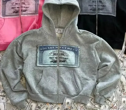 Trendy Brand Printed Hoodie