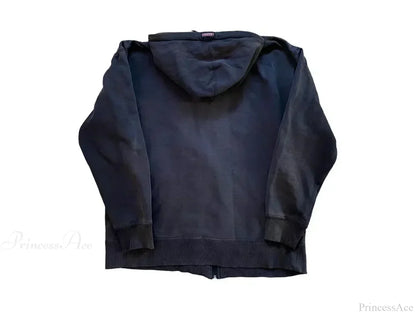 Vintage Gothic Skull Zip Up Hoodie