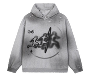 Warp Faded Distress Hoodie