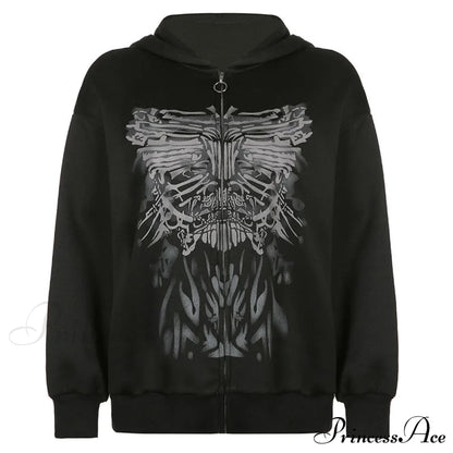 Y2K Butterfly Print Hoodies