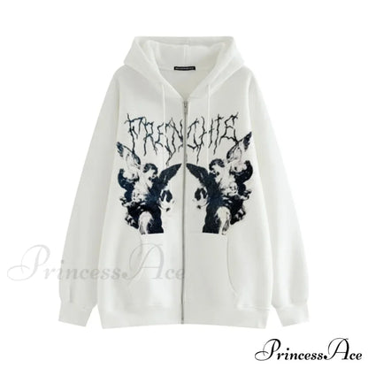 Y2K Butterfly Print Hoodies