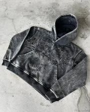 Y2K Mysterious Embroidery Hoodie