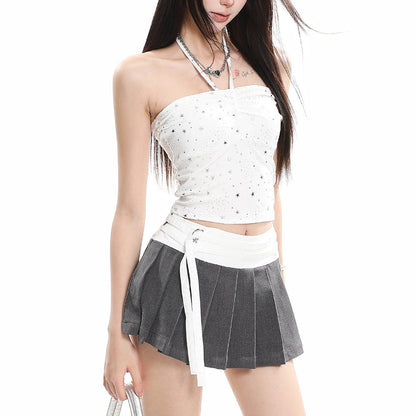 Y2K Aesthetic Cosmic Stars Tube Top