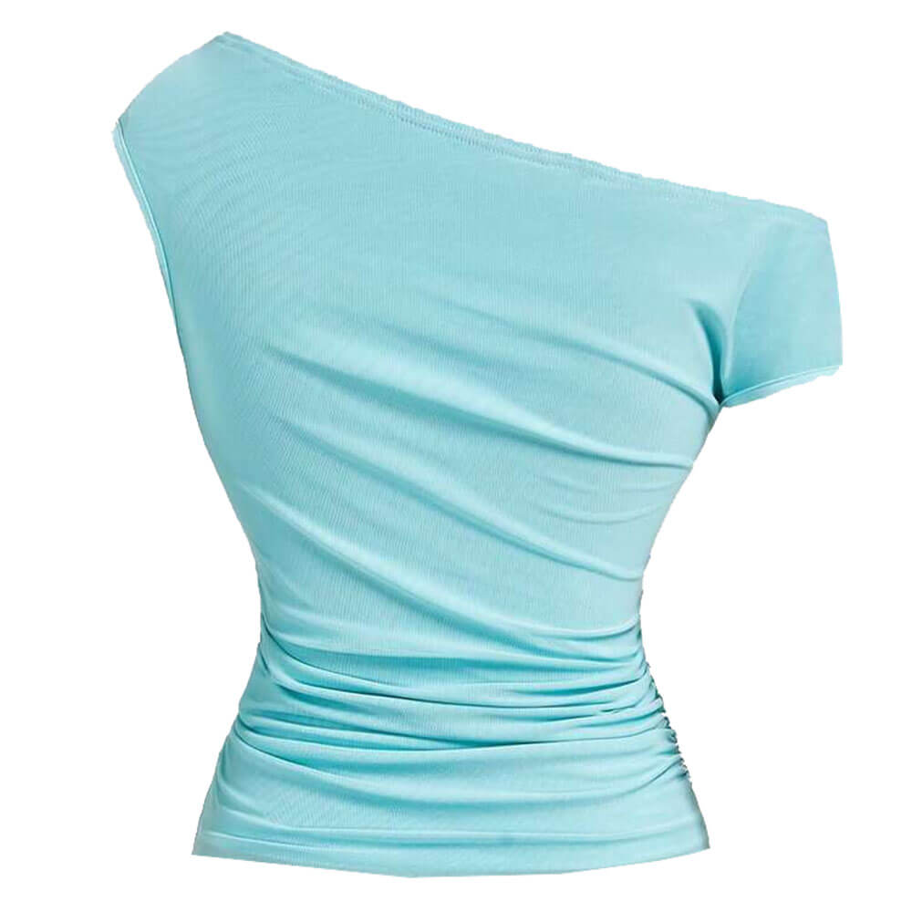 Y2K Hibiscus Studded Off Shoulder Top