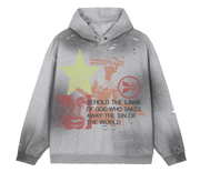 Expression Faded Distress Hoodie